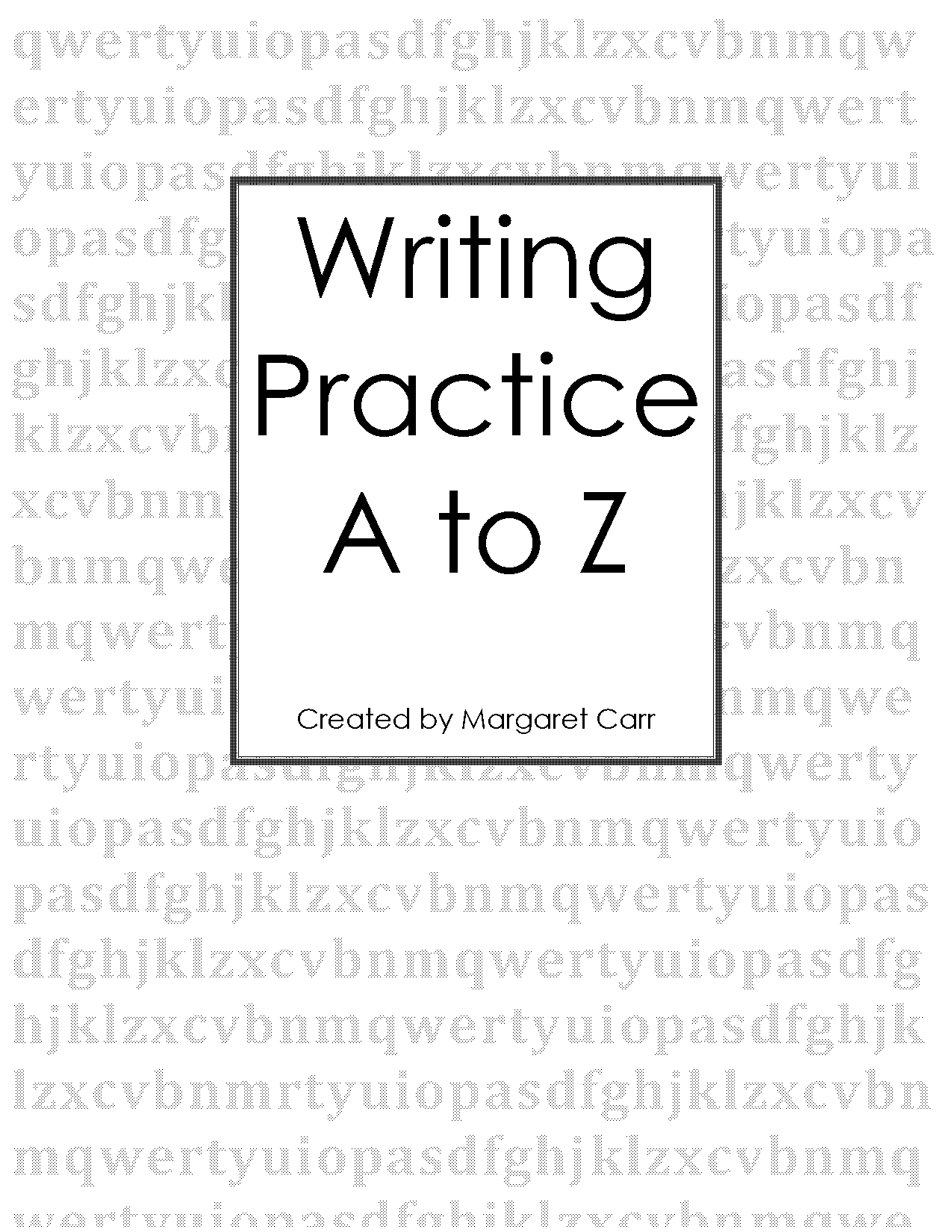 a letter writing practice